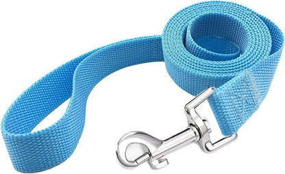5 FT Strong Dog Leash, Nylon Dog Leashes for Small Medium Large Dogs Blue